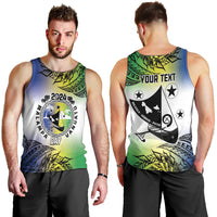 Malampa Day Men Tank Top Emblem Gradient Style LT7 - Polynesian Pride