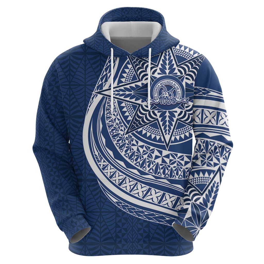 Tonga Queen Salote College Personalized Zip Hoodie Ngatu Tokelaufeletoa Motifs LT7 - Polynesian Pride