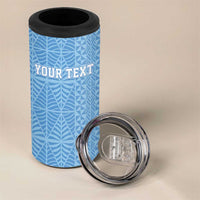 Tonga Apifo'ou Kolisi Personalized 4 in 1 Can Cooler Tumbler Ngatu Tokelaufeletoa Motifs
