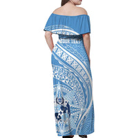 Tonga Apifo'ou Kolisi Personalized Family Matching Off Shoulder Maxi Dress and Hawaiian Shirt Ngatu Tokelaufeletoa Motifs