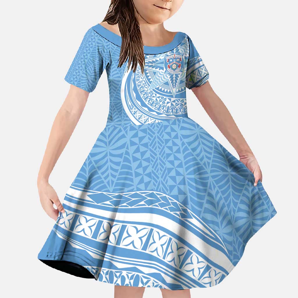 Tonga Apifo'ou Kolisi Personalized Family Matching Short Sleeve Bodycon Dress and Hawaiian Shirt Ngatu Tokelaufeletoa Motifs