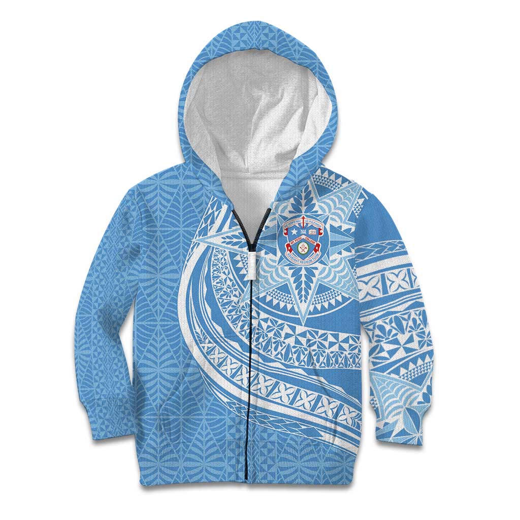 Tonga Apifo'ou Kolisi Personalized Kid Hoodie Ngatu Tokelaufeletoa Motifs