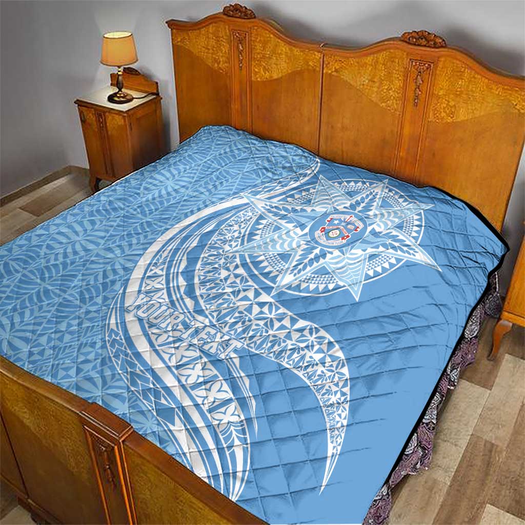 Tonga Apifo'ou Kolisi Personalized Quilt Ngatu Tokelaufeletoa Motifs