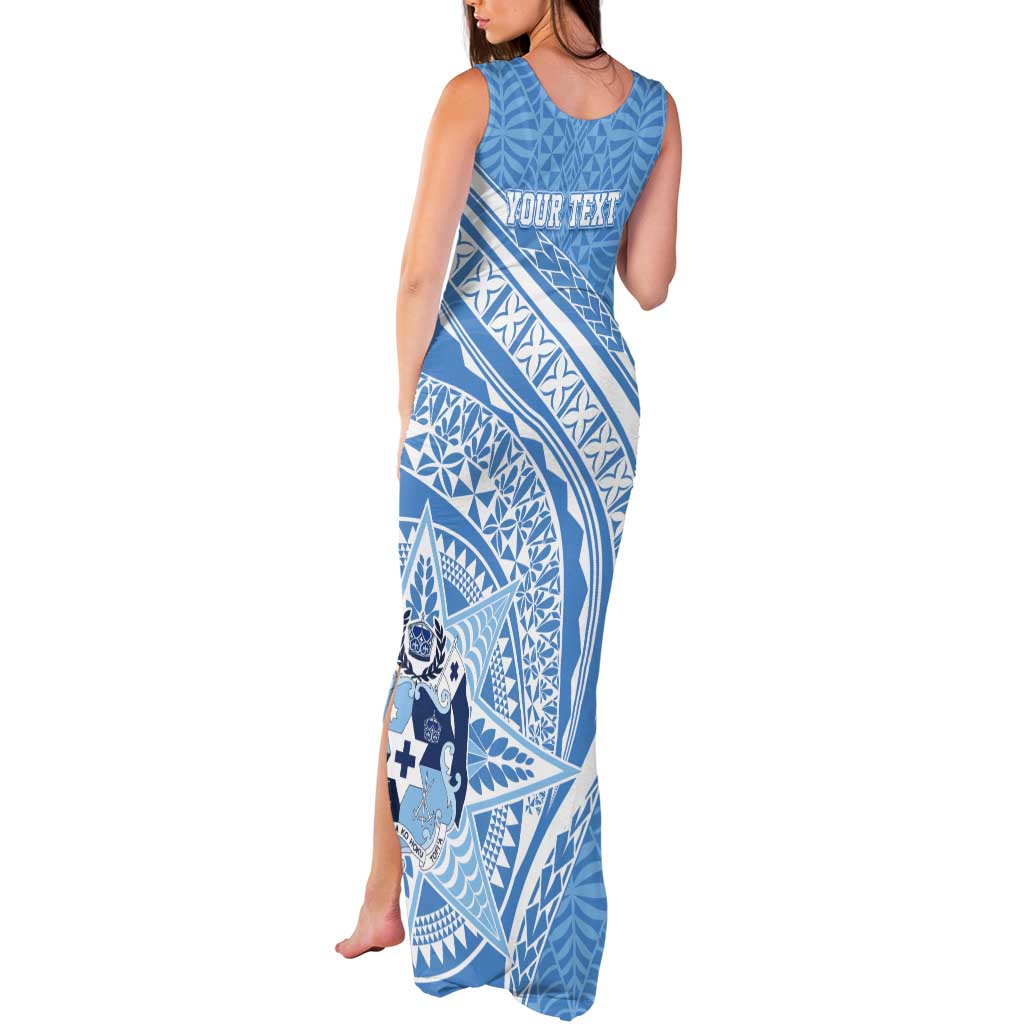 Tonga Apifo'ou Kolisi Personalized Tank Maxi Dress Ngatu Tokelaufeletoa Motifs