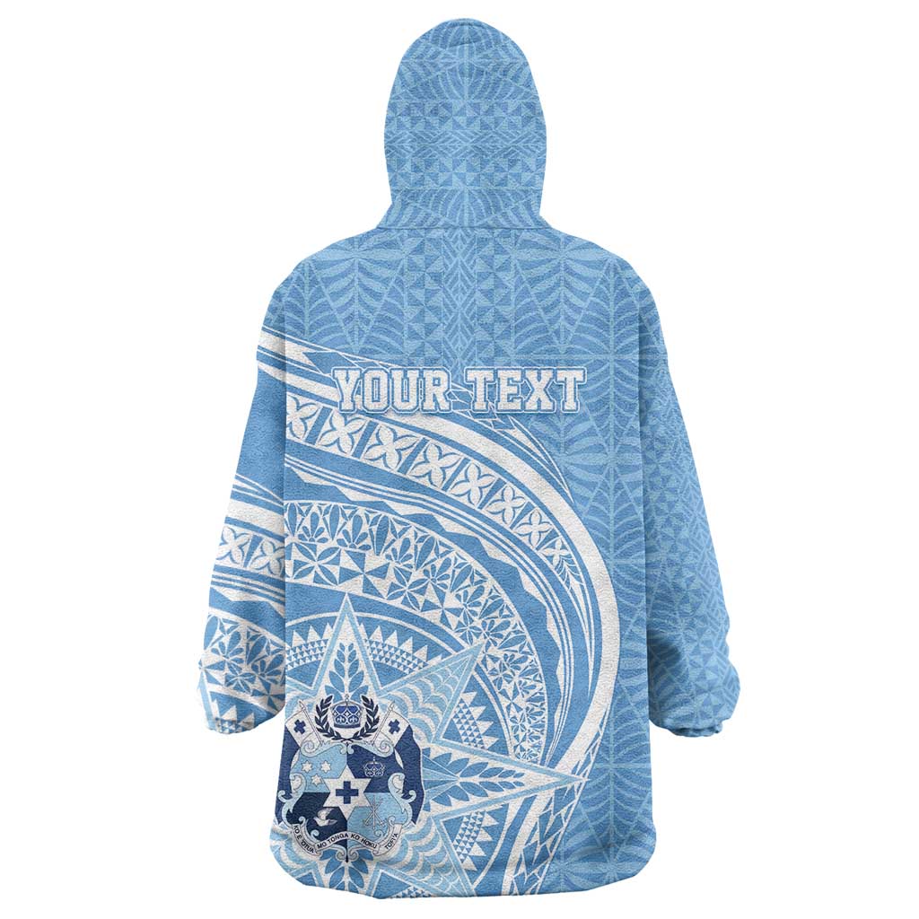 Tonga Apifo'ou Kolisi Personalized Wearable Blanket Hoodie Ngatu Tokelaufeletoa Motifs LT7 - Polynesian Pride