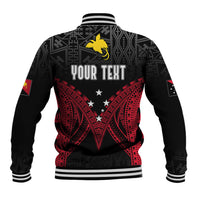 Personalised PNG Baseball Jacket Papua Motuan Mirror Style LT7 - Polynesian Pride