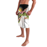 Hawaii Mokihana Mix Pikake Leis Mahalo 'Olelo Lavalava Black LT7 - Polynesian Pride