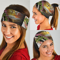 Hawaii Mokihana Mix Pikake Leis Mahalo 'Olelo Neck Gaiter Black LT7 - Polynesian Pride