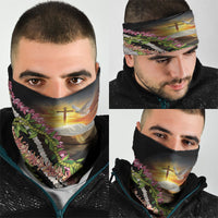 Hawaii Mokihana Mix Pikake Leis Mahalo 'Olelo Neck Gaiter Black LT7 - Polynesian Pride