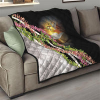 Hawaii Mokihana Mix Pikake Leis Mahalo 'Olelo Quilt Black LT7 - Polynesian Pride
