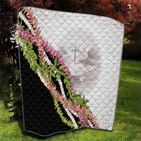 Hawaii Mokihana Mix Pikake Leis Mahalo 'Olelo Quilt White Tapa LT7 - Polynesian Pride