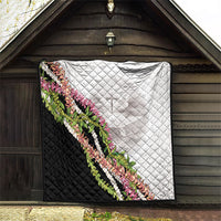 Hawaii Mokihana Mix Pikake Leis Mahalo 'Olelo Quilt White Tapa LT7 - Polynesian Pride