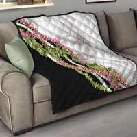 Hawaii Mokihana Mix Pikake Leis Mahalo 'Olelo Quilt White Tapa LT7 - Polynesian Pride