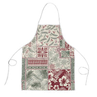Aloha Hawaii Pastel Christmas Patchwork Apron Classic Style - Polynesian Pride