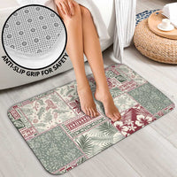 Aloha Hawaii Pastel Christmas Patchwork Bathroom Set Classic Style - Polynesian Pride