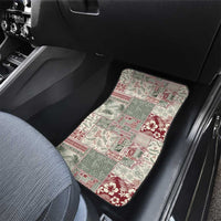 Aloha Hawaii Pastel Christmas Patchwork Car Mats Classic Style - Polynesian Pride