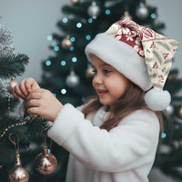 Aloha Hawaii Pastel Christmas Patchwork Christmas Santa Hat Classic Style - Polynesian Pride