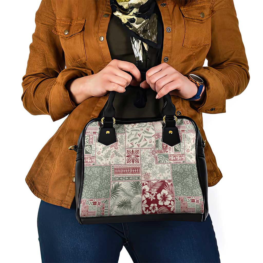 Aloha Hawaii Pastel Christmas Patchwork Shoulder Handbag Classic Style LT7 - Polynesian Pride