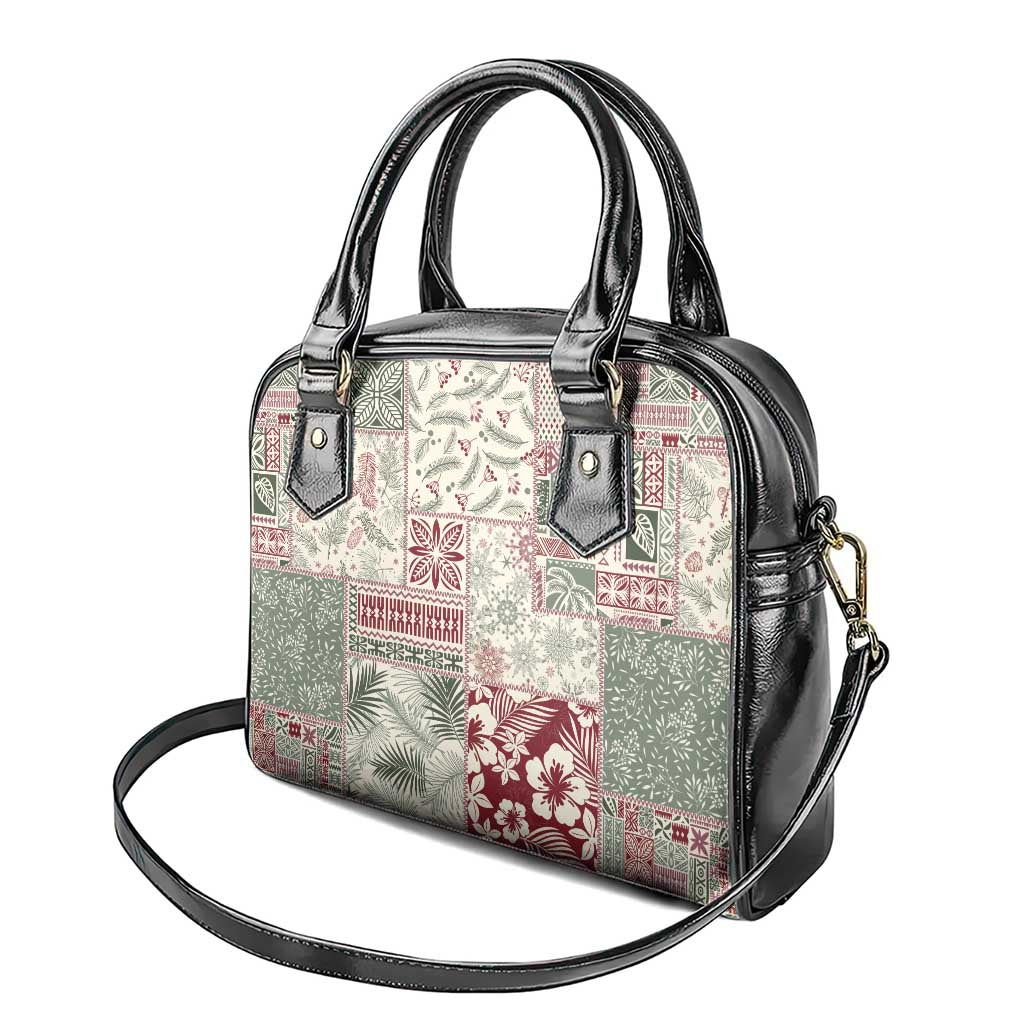 Aloha Hawaii Pastel Christmas Patchwork Shoulder Handbag Classic Style LT7 - Polynesian Pride
