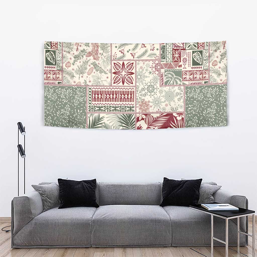 Aloha Hawaii Pastel Christmas Patchwork Tapestry Classic Style LT7 - Polynesian Pride