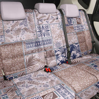 Aloha Hawaii Pastel Christmas Patchwork Back Car Seat Cover Rustic Style LT7 - Polynesian Pride