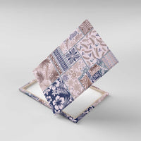 Aloha Hawaii Pastel Christmas Patchwork Canvas Wall Art Rustic Style - Polynesian Pride