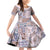 Aloha Hawaii Pastel Christmas Patchwork Family Matching Off Shoulder Short Dress and Hawaiian Shirt Rustic Style - Polynesian Pride