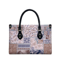 Aloha Hawaii Pastel Christmas Patchwork Leather Bag Rustic Style - Polynesian Pride