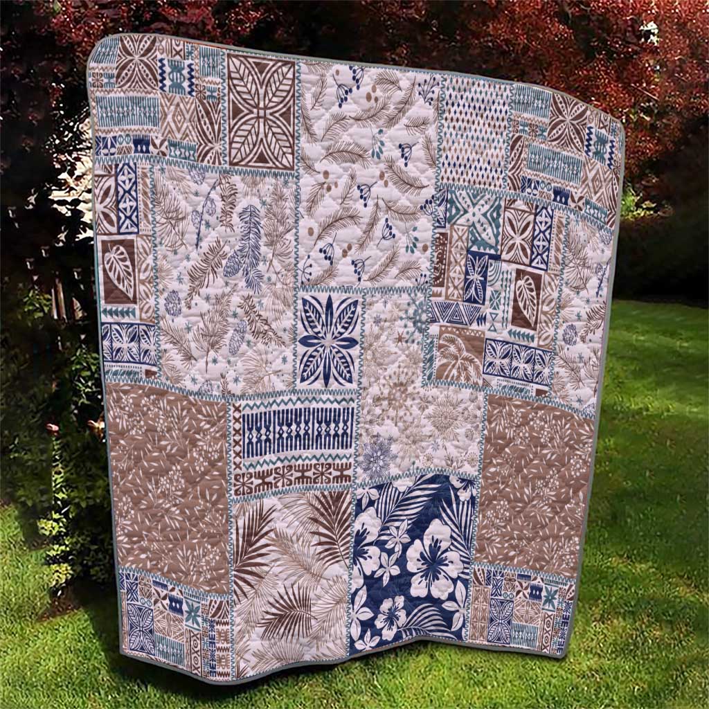 Aloha Hawaii Pastel Christmas Patchwork Quilt Rustic Style - Polynesian Pride