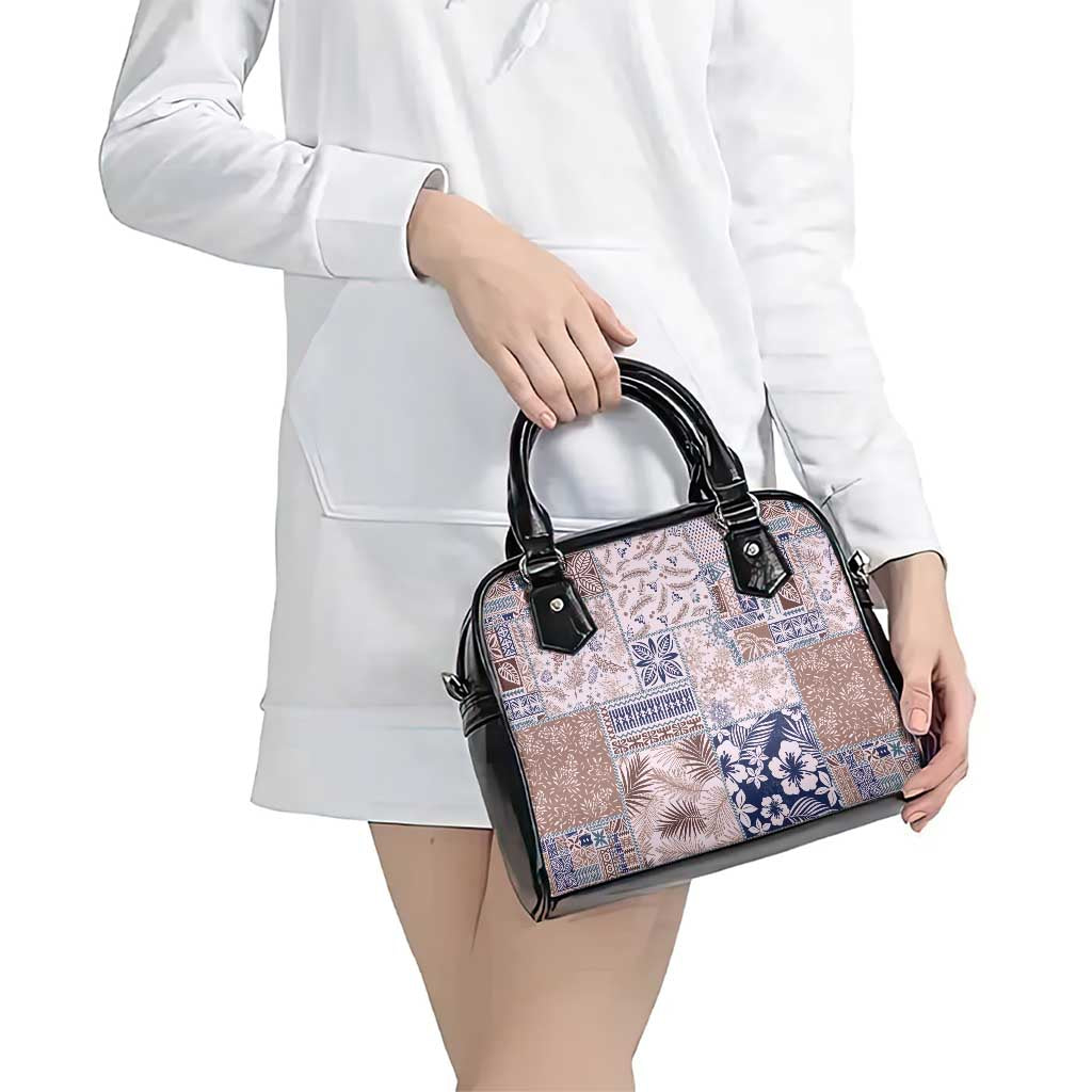 Aloha Hawaii Pastel Christmas Patchwork Shoulder Handbag Rustic Style LT7 - Polynesian Pride