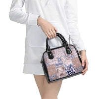 Aloha Hawaii Pastel Christmas Patchwork Shoulder Handbag Rustic Style LT7 - Polynesian Pride