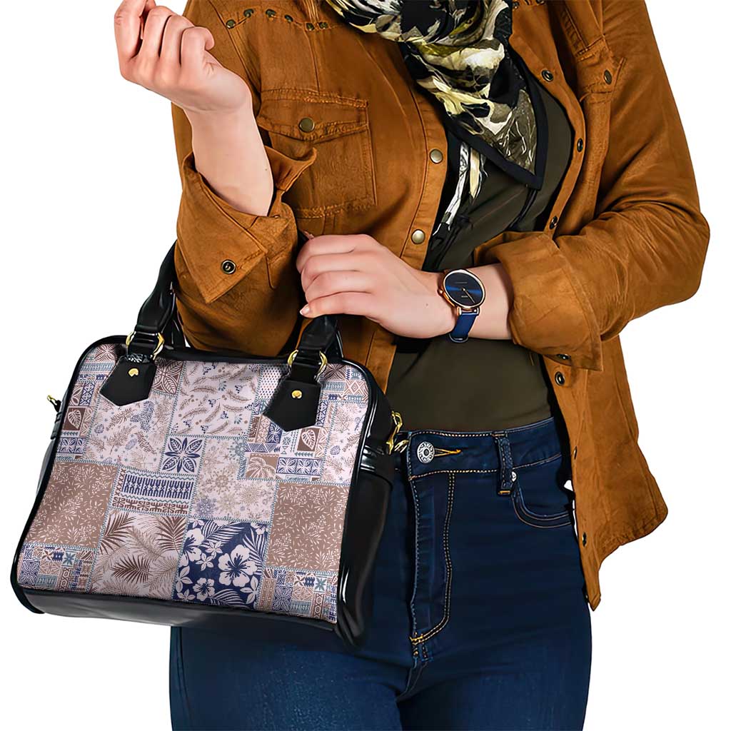 Aloha Hawaii Pastel Christmas Patchwork Shoulder Handbag Rustic Style LT7 - Polynesian Pride