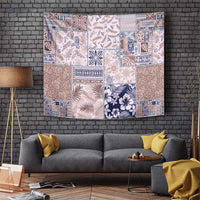 Aloha Hawaii Pastel Christmas Patchwork Tapestry Rustic Style LT7 Beige - Polynesian Pride