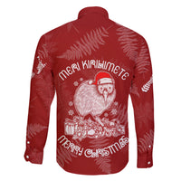 New Zealand Christmas Family Matching Summer Maxi Dress and Hawaiian Shirt Silver Fern Mix Kiwi Bird Ver01 LT7 - Polynesian Pride