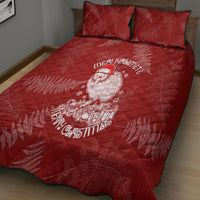 New Zealand Christmas Quilt Bed Set Silver Fern Mix Kiwi Bird Ver01 LT7 - Polynesian Pride