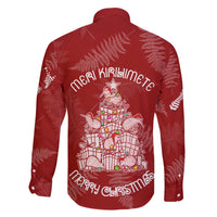 New Zealand Christmas Family Matching Short Sleeve Bodycon Dress and Hawaiian Shirt Silver Fern Mix Kiwi Bird Ver02 LT7 - Polynesian Pride