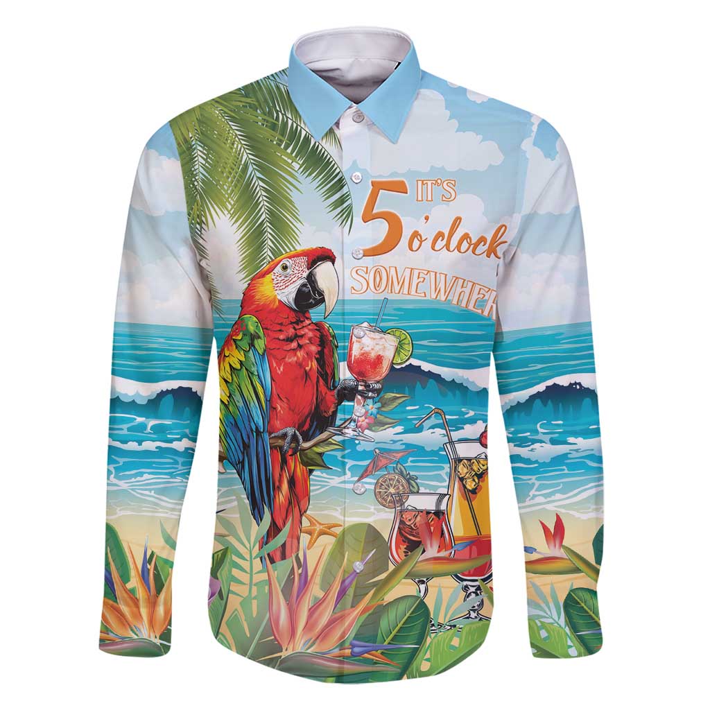 Aloha Hawaii Christmas Family Matching Mermaid Dress and Hawaiian Shirt It's 5 o'clock Somewhere