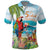 Aloha Hawaii Christmas Polo Shirt It's 5 o'clock Somewhere