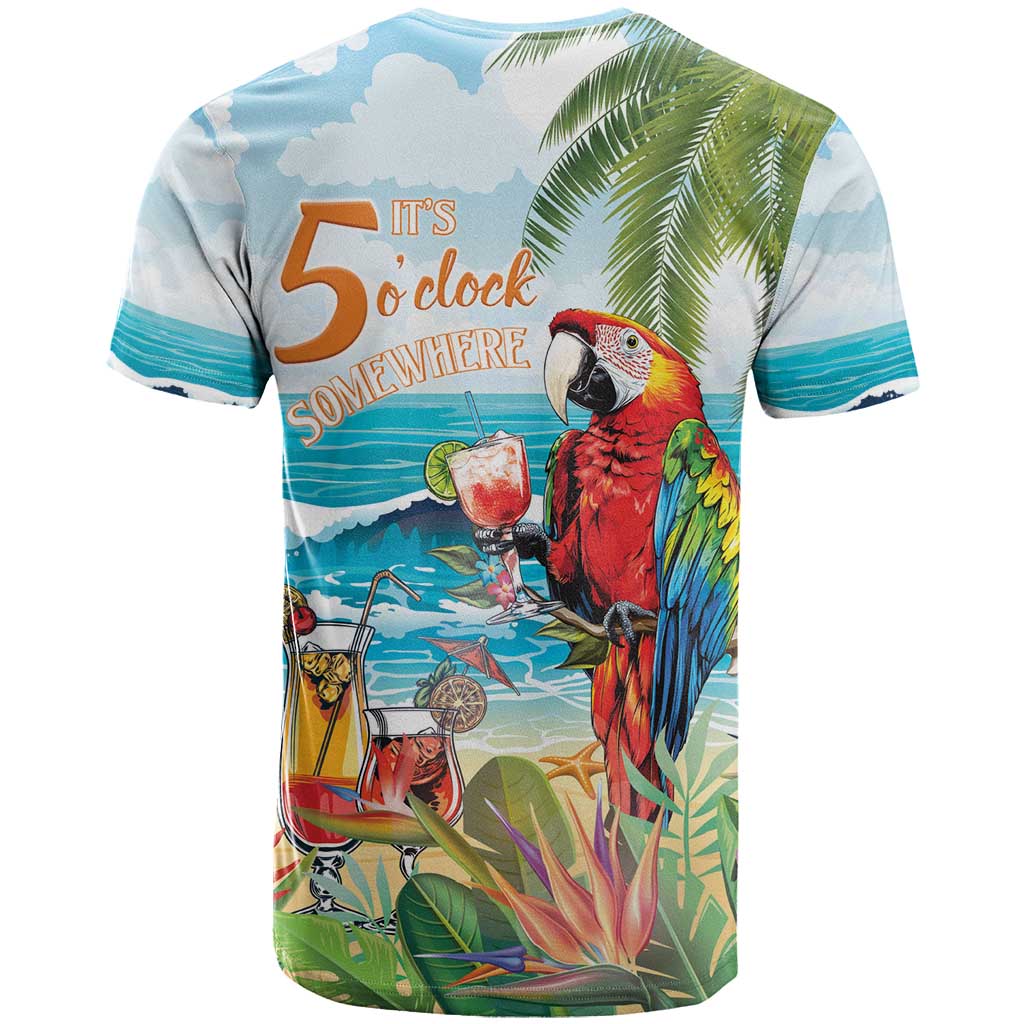 Aloha Hawaii Christmas T Shirt It's 5 o'clock Somewhere