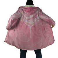 Breast Cancer Awareness Maori Aotearoa Cloak Manta Ray - Pink Glaze - Polynesian Pride