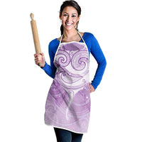 Epilepsy Awareness Maori Aotearoa Apron Manta Ray - Purple Glaze - Polynesian Pride