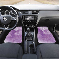 Epilepsy Awareness Maori Aotearoa Car Mats Manta Ray - Purple Glaze - Polynesian Pride