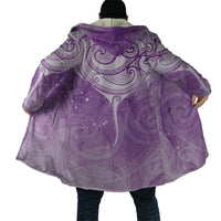 Epilepsy Awareness Maori Aotearoa Cloak Manta Ray - Purple Glaze - Polynesian Pride