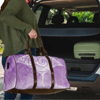 Epilepsy Awareness Maori Aotearoa Travel Bag Manta Ray - Purple Glaze - Polynesian Pride