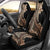 Samoa Siapo Mamanu Car Seat Cover Plumeria Black Motifs