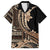 Samoa Siapo Mamanu Family Matching Tank Maxi Dress and Hawaiian Shirt Plumeria Black Motifs