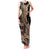 Samoa Siapo Mamanu Family Matching Tank Maxi Dress and Hawaiian Shirt Plumeria Black Motifs