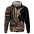 Samoa Siapo Mamanu Hoodie Plumeria Black Motifs