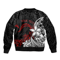 New Zealand Aotearoa Valentine Sleeve Zip Bomber Jacket Couple Maori Aroha Ki a Koe Ver.02 LT7 - Polynesian Pride