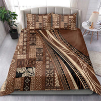 Pasifika Women's Day - Samoa Siapo Malu Tattoo Inspired Bedding Set Brown